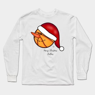 Merry Christmas ballers Long Sleeve T-Shirt